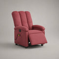 Elektrischer Relaxsessel Stoff Rot 102cm