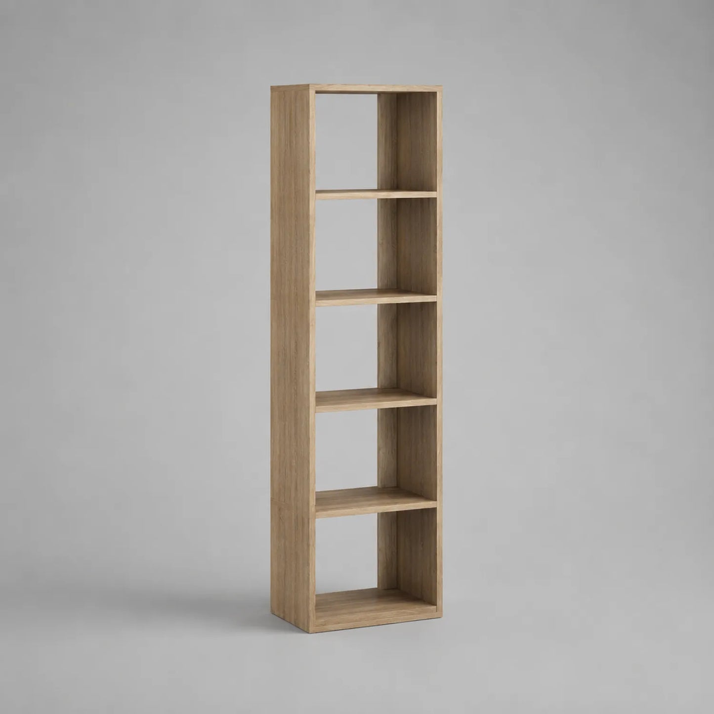 Holzregal Eiche 5 Ebenen 180x30x24 cm