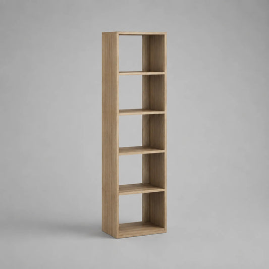 Holzregal Eiche 5 Ebenen 180x30x24 cm