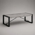 Betontisch mit Metallrahmen 120x60x45cm