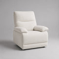 Relaxsessel Holzrahmen Bouclé Creme 100cm x 80cm x 90cm